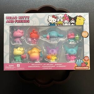 Hello Kitty & Friends ~ Tropical Party 8 Figure Pack Series 3